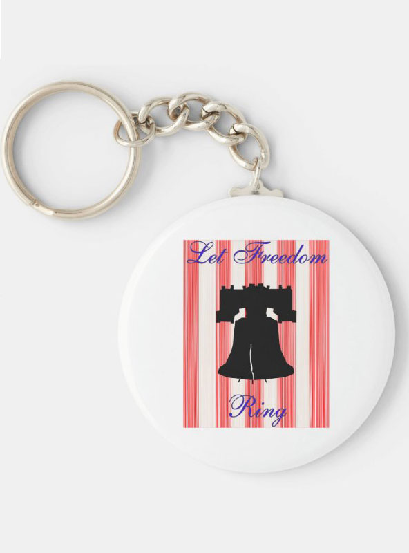 let freedom ring keychain